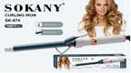 Pinza Rizadora Ajustable Sokany
