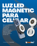 Luz magnética para selfie para celular