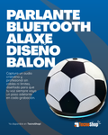 Parlante Bluetooth Alaxe Diseño Balón con Luces LED Recargable