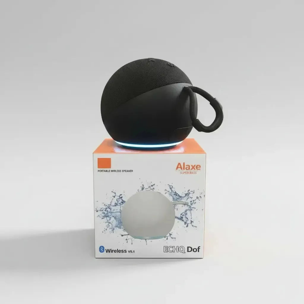 Parlante Bluetooth Alaxe Diseño Balón con Luces LED Recargable