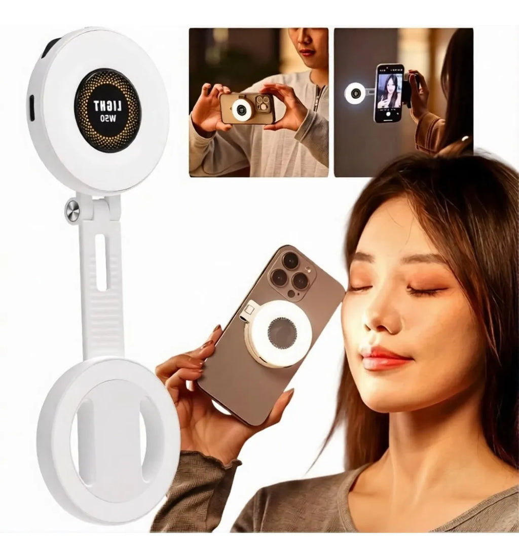 Luz magnética para selfie para celular